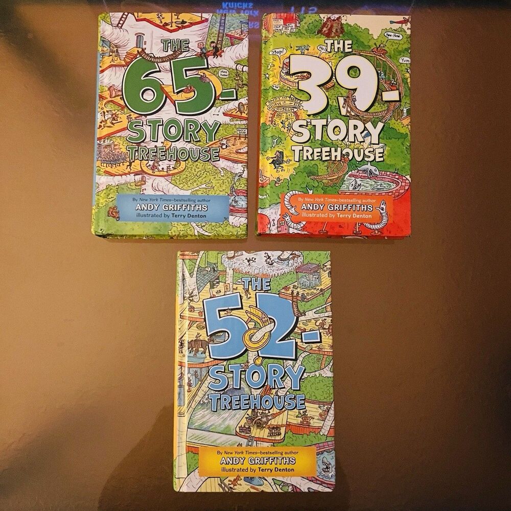 Andy Griffiths Story Treehouse Books Lot Of 3 Hardcover Kids Books 39 52 65